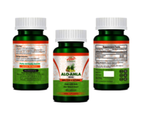 Alo Amla Capsules - 500 Mg Herbal Supplement | 100% Pure & Natural, Boosts Immunity & Skin Health, Gmp Certified & Vegan