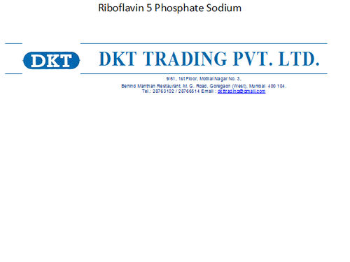 Riboflavin 5 Phosphate Sodium Application: Pharmaceutical