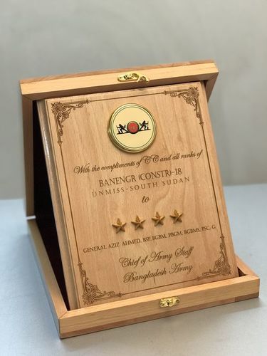 Corporate Promotional Fancy Wooden Awards