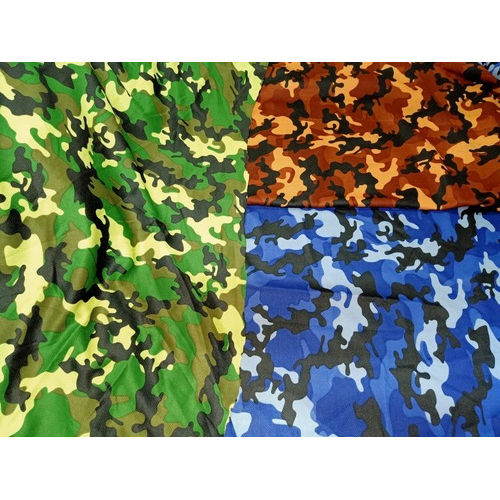 Available Matty Military Camouflage Print Fabric