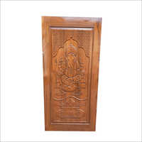 Brown Art Wood Door