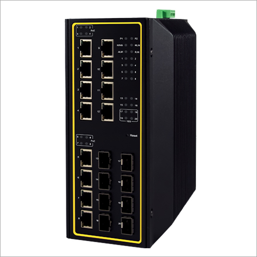 Industrial Managed Layer-3 Gigabit POE Switch