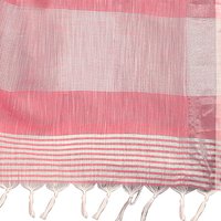 Silver Linen Saree