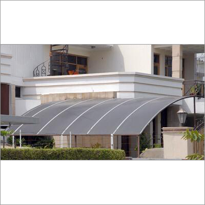 Gray Car Park Tensile Structure