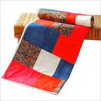 Kalamkari Cotton Single Bed Quilt