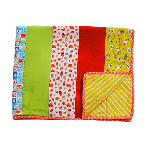 Yellow Hare Strawberry Cat Stripes Quilt
