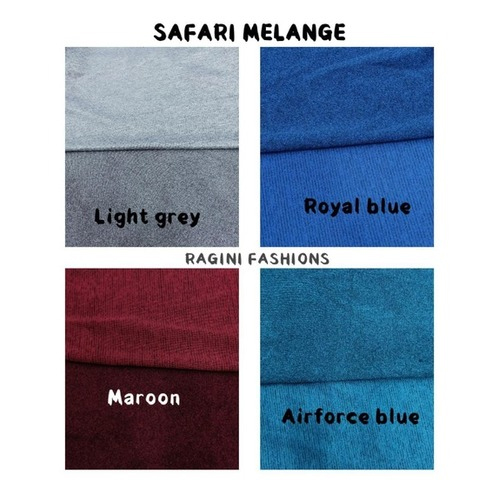 Polyester Safari Melange Fabric