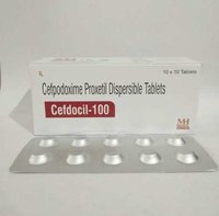 Cefpodoxime Proxetil 100 Mg Tablet - Broad-spectrum Antibiotic, Validated Dosage As Per Physician