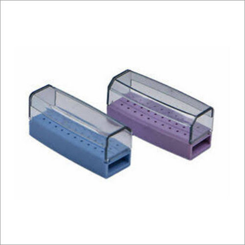 Addler Autoclavable Colorful Plastic Dental Bur Box for Diamond Burs