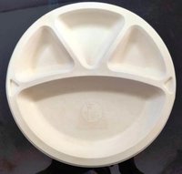 Biodegradable 11'' CP Meal Plate