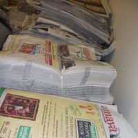 Old Newspapers Scrap