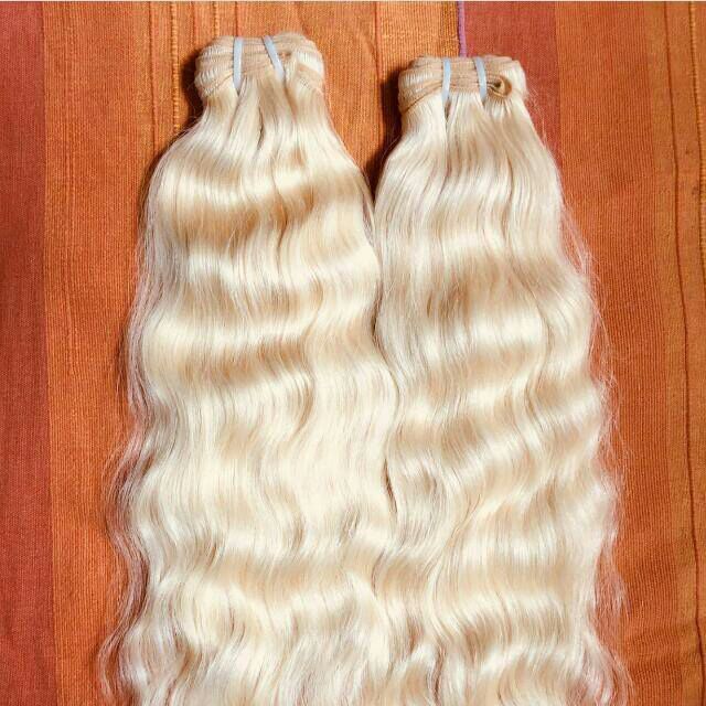 Fashionable Blonde Human Hair Extension