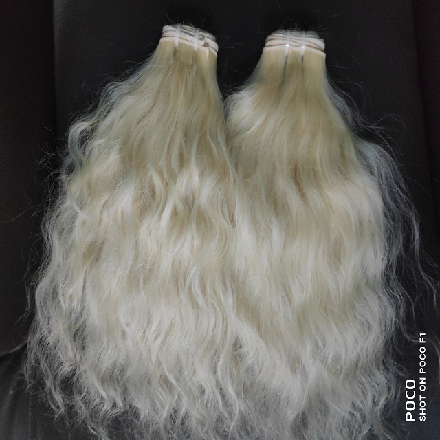 Fashionable Blonde Human Hair Extension