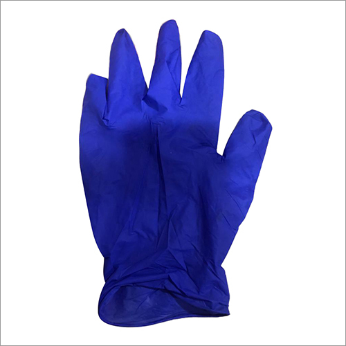 Nitrile Examination Gloves - 100 Piece Pack Disposable Medical Grade Blue Color Suitable for Hospital and Clinic Use