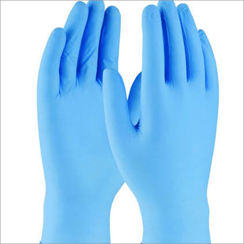 Surgical Disposable Gloves - Nitrile, 100 Piece Pack Size | Blue Color, Medical Grade, Suitable for Hospital and Clinic Use