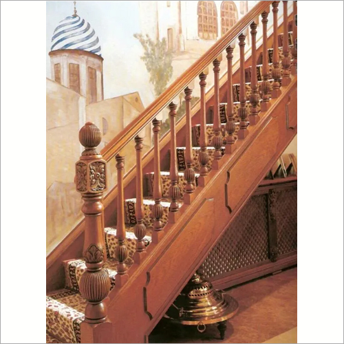 Wooden Stair Railing