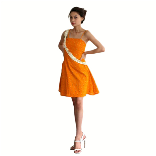 Any Color Ladies Party Wear Frock