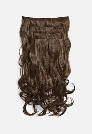 Brown Clip On Human Hair Extensions