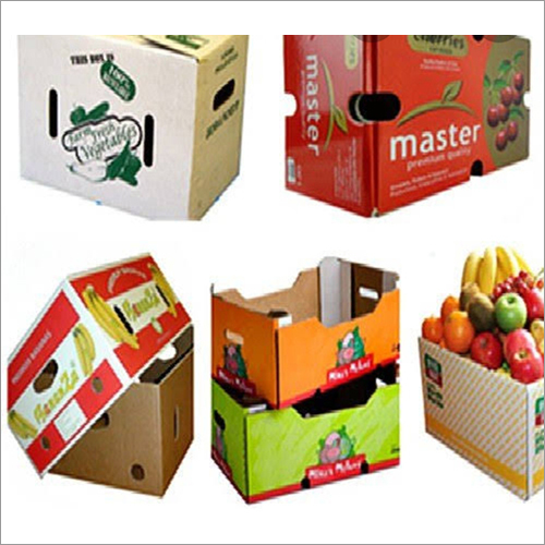 Fruit Packing Box - Corrugated Board, Custom Size and Shape Available in Various Colors | Paper Material, Tailored Styles