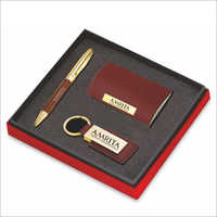 Corporate Pen Keychain And Card Holder Gift Set