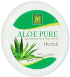 Aloe Pure Cream - Organic Herbal Extract Ivory White Cream 100% Natural & Safe for All Skin Types Alcohol-Free