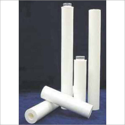 White Bicomponent Thermally Bonded Filters Cartridge Diameter: 64 Millimeter (Mm)