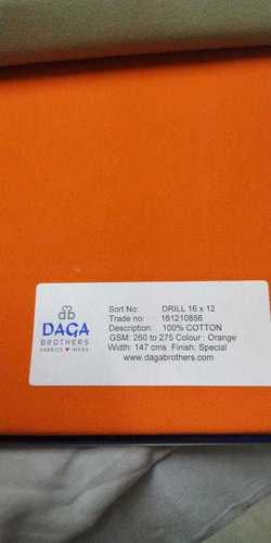 16x12 280gsm Drill Fabrics