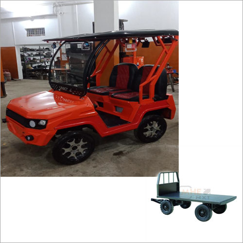 Electric Car 2 Seater Cum Tow Truck Capacity 500 Kgs