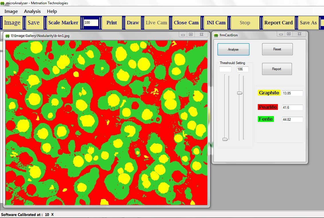 Metallurgical Image Analsyis Software