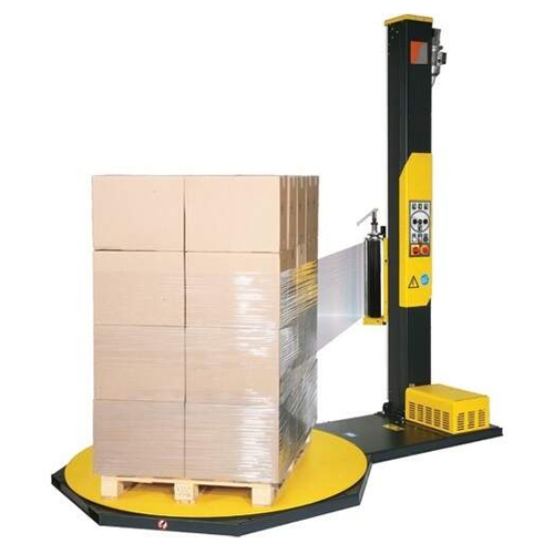 Pre Stretch Wrapping Machine - 2745x1650x2863 mm, 1500 mm Diameter Turn Table | Auto Stretch Wrap, Secure Pallets, 2000 Kg Capacity, 3-12 RPM Speed