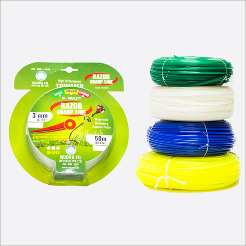 Trimmer Line - Nylon Material, 3mm Size, Custom Color | Easy Load Dispenser, Available in Small, Medium & Large Spools