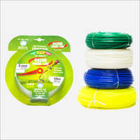 Trimmer Line - Nylon Material, 3mm Size, Custom Color | Easy Load Dispenser, Available In Small, Medium & Large Spools