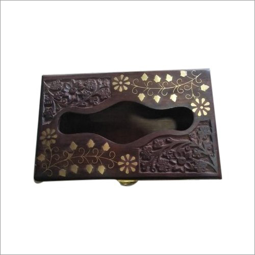 Wooden Tissue Box By M. SHAHID WOOD CARVING