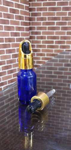Cosmetic Blue Glass Bottle