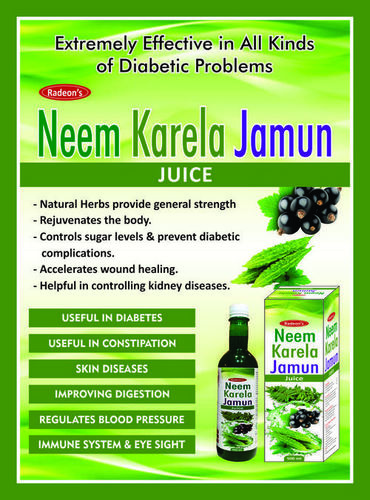 Neem Karela Jamun Juice Age Group: Suitable For All Ages