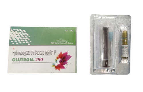 Glutron 250 Hydroxyprogesterone Caproate Injection Ip