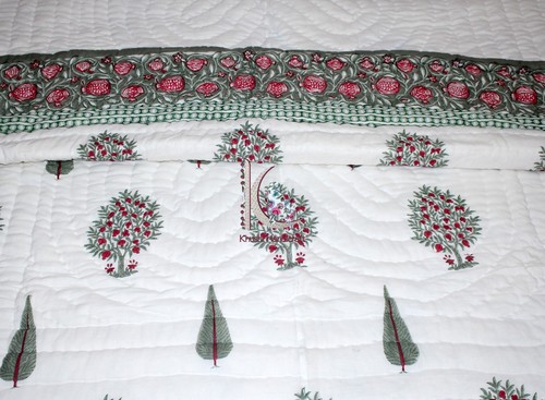 Hand Block Printed Jaipuri Razai