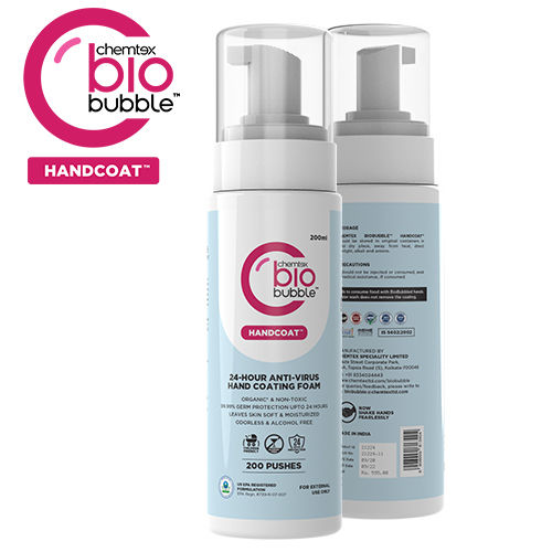 CHEMTEX BIOBUBBLE HANDCOAT SANITIZER