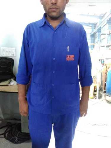 Industrial Uniforms - Cotton Blend, Royal Blue, S-XXL, 150 gsm, 2 Chest Pockets | For Industrial Settings, ISO 13688 Compliant