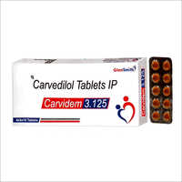 Carvedilol Tablets Ip - Generic Drug For Hypertension And Heart Failure | Promote Blood Supply, Suitable For Women And Aged Persons, Prescribed By Doctor