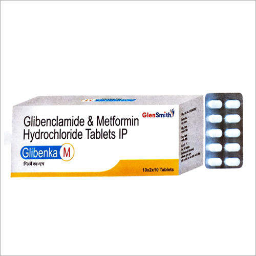 Glibenclamide And Metformin Hydrochloride Tablets IP - Premium Quality Diabetes Control Medication | Multiple Packaging Options, Laboratory Tested, Suitable For All