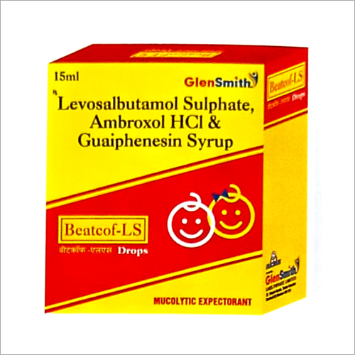 Levosalbutamol Sulphate Ambroxol Hcl And Guaiphenesin Syrup Generic Drugs