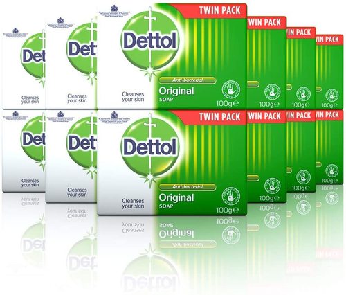 Dettol Anti Bacterial Original Soap 100g Twin Pack By LLP PAPERS UNLIMITED INC