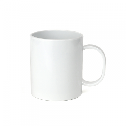 Coffee Mugs - Plastic, 11 oz, 3.5" x 4" | White Color, FDA Approved for Hot and Cold Beverages, Lightweight 0.2 lbs