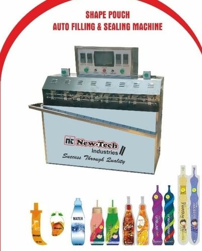 Semi-Automatic Shape Pouch Auto Filing & Sealing Machine