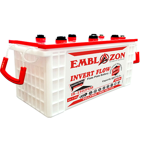Invert Flow Flate Plate Battery