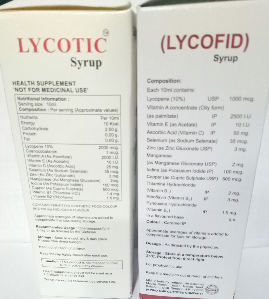 Lycopene Multivitamin  Multimineral Syrup