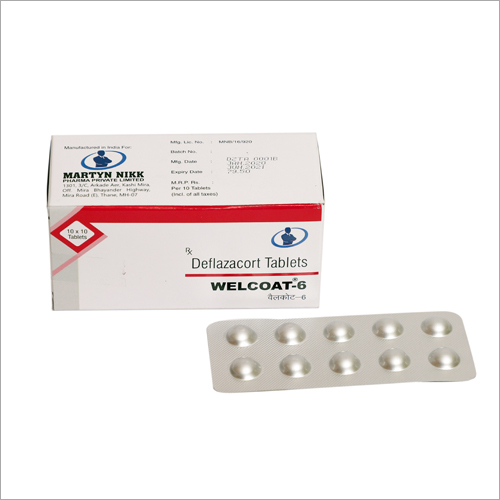 Deflazacort Tablets By MARTYN NIKK PHARMA PRIVATE LIMITED