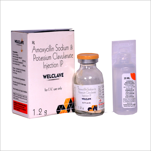 Amoxicillin Sodium & Potassium Clavulanate Injection IP