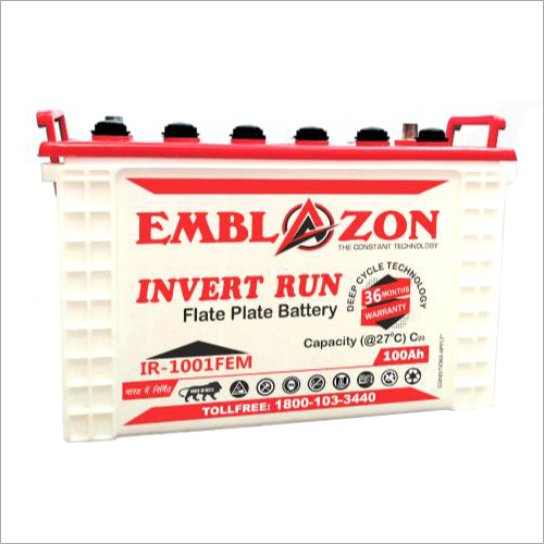 100AH Invert Plate Battery